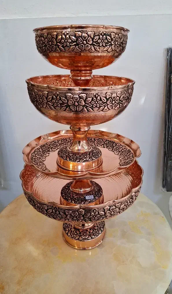 ظروف مسی  نانو شده رنگ ثابت و برنز|صنایع دستی و سایر لوازم تزئینی|رباط‌کریم, رباط‌کریم|دیوار