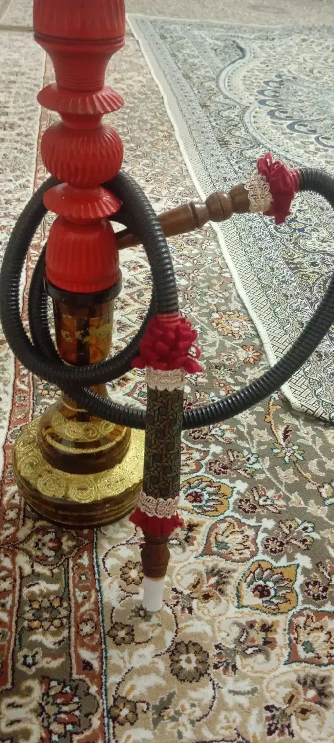 قلیان تنه چوبی|صنایع دستی و سایر لوازم تزئینی|قدس, شهرقدس|دیوار