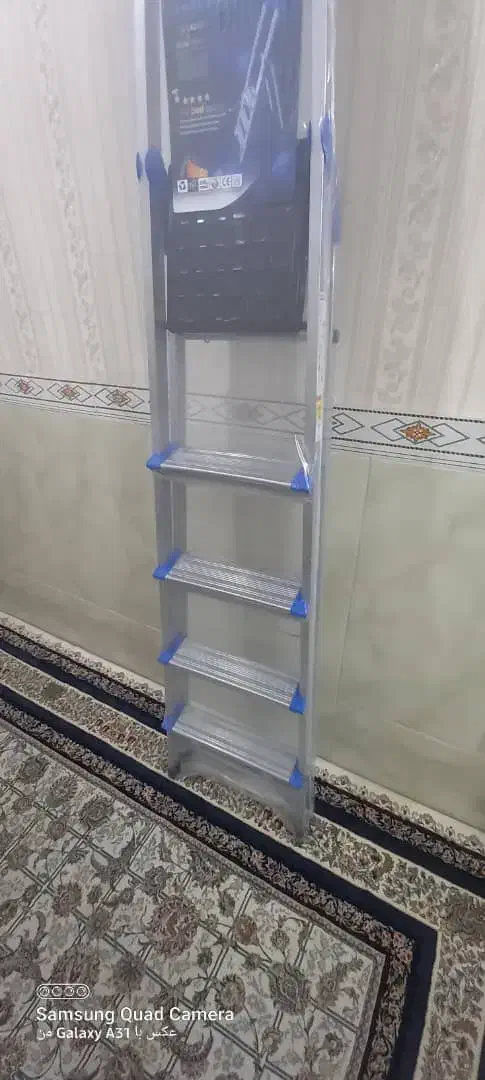 نردبان ۵ پله  آلومینیومی|ابزارآلات|بهارستان, |دیوار