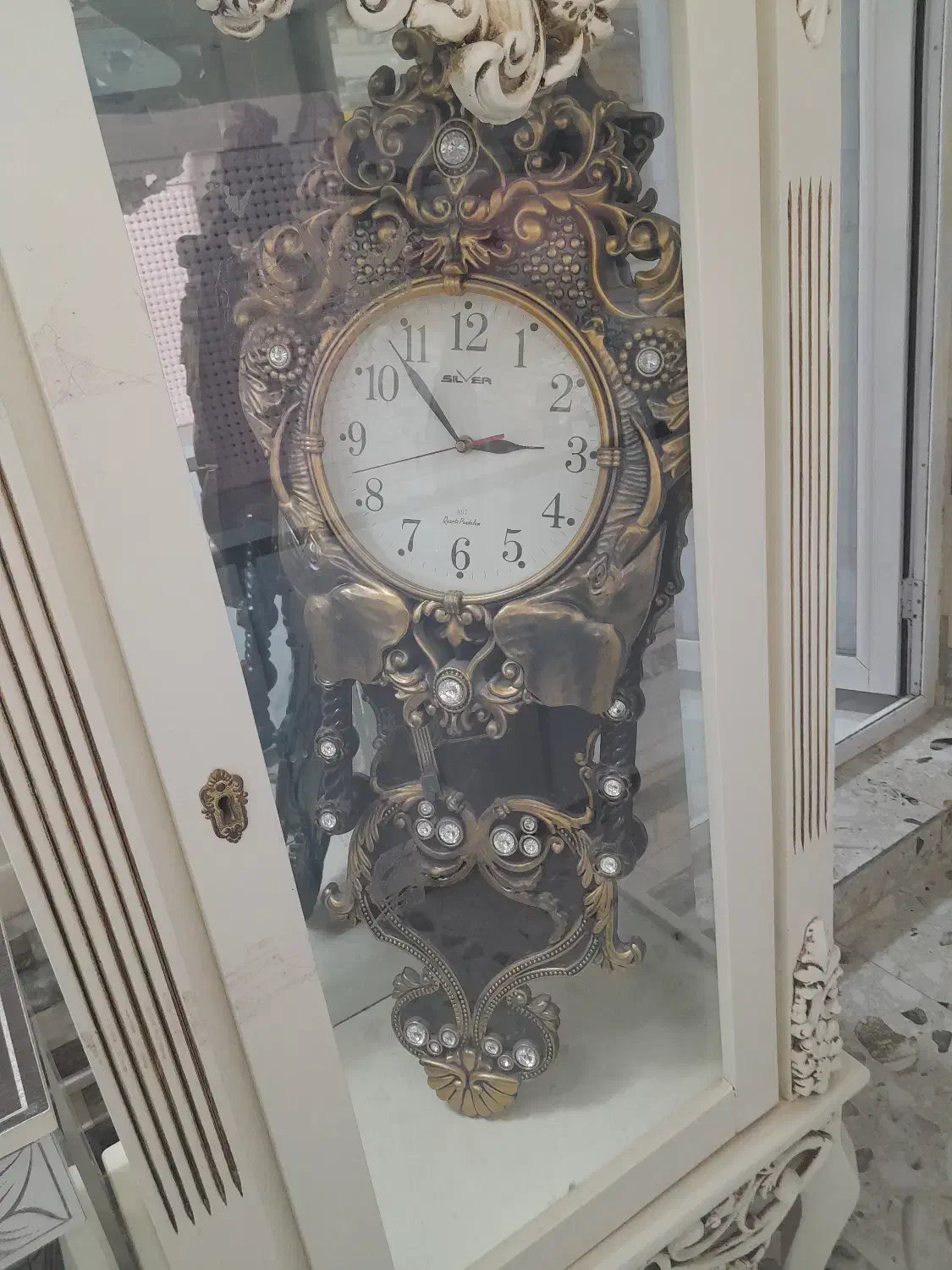 بوفه و ساعت|بوفه، ویترین، کنسول|طبس, |دیوار