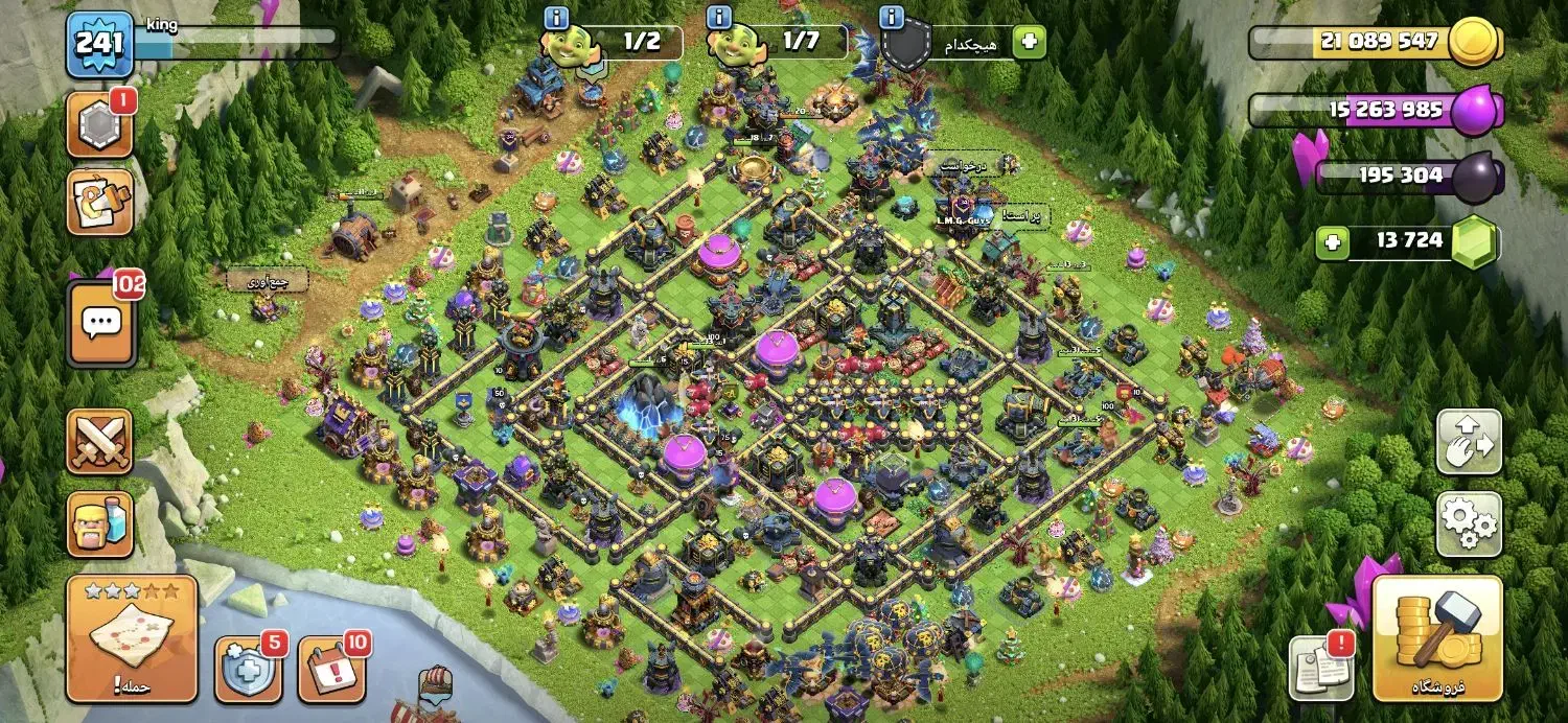 اکانت کلش تان ۱۷ مکث با ۱۴۰۰۰ جم|کنسول، بازی ویدئویی و آنلاین|سنندج, |دیوار