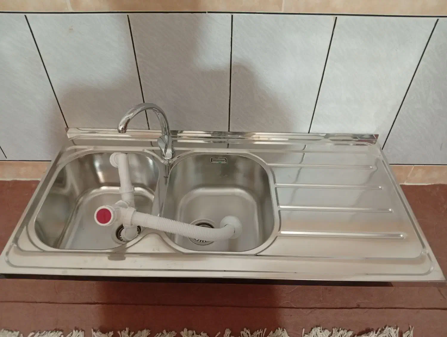 سینک دوقلو نو|مصالح و تجهیزات ساختمان|امیدیه, |دیوار