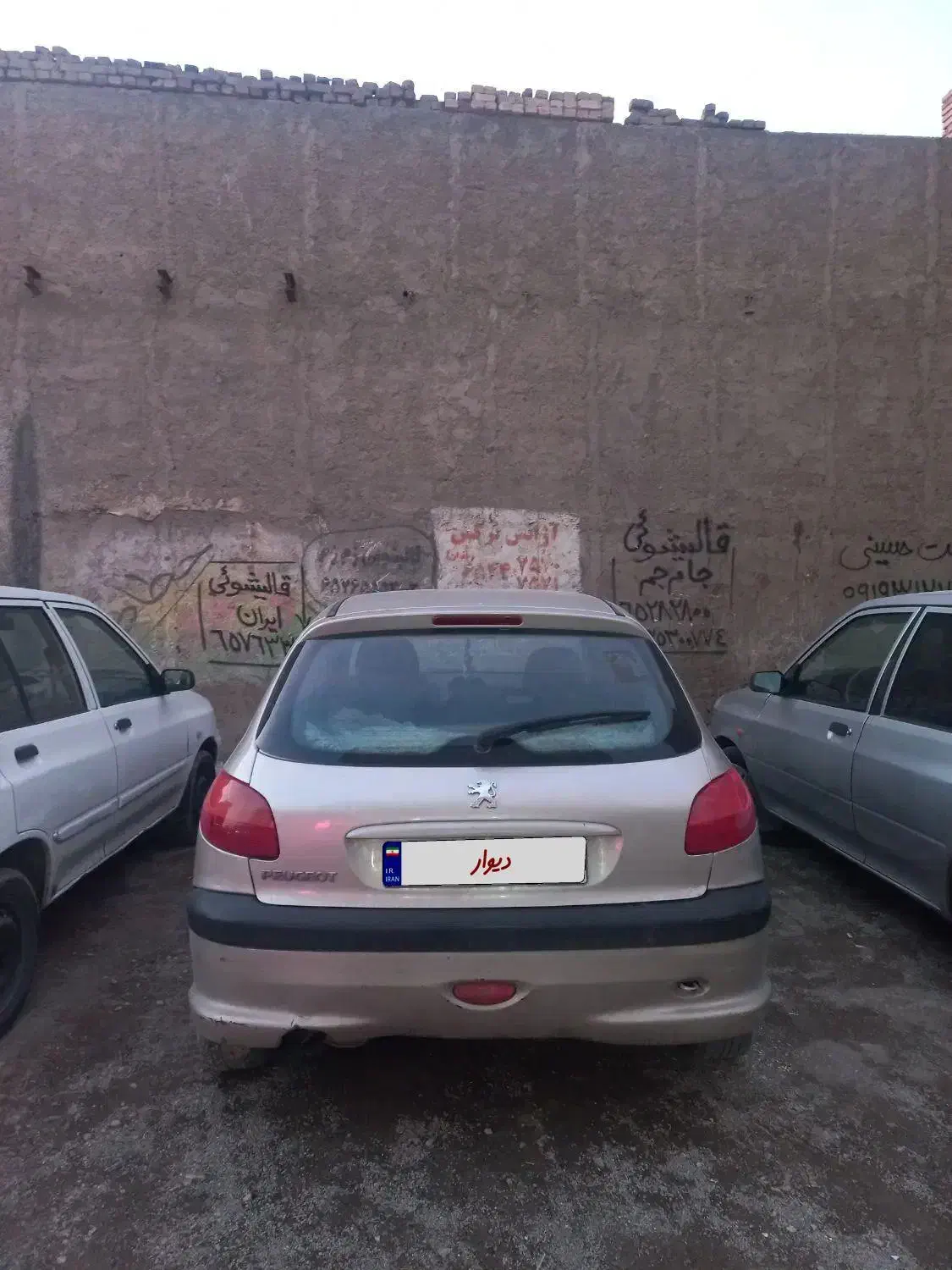 206 تیپ ۲ مدل 84 ۲۰۶مدل ۸۴|خودرو سواری و وانت|شاهدشهر, |دیوار