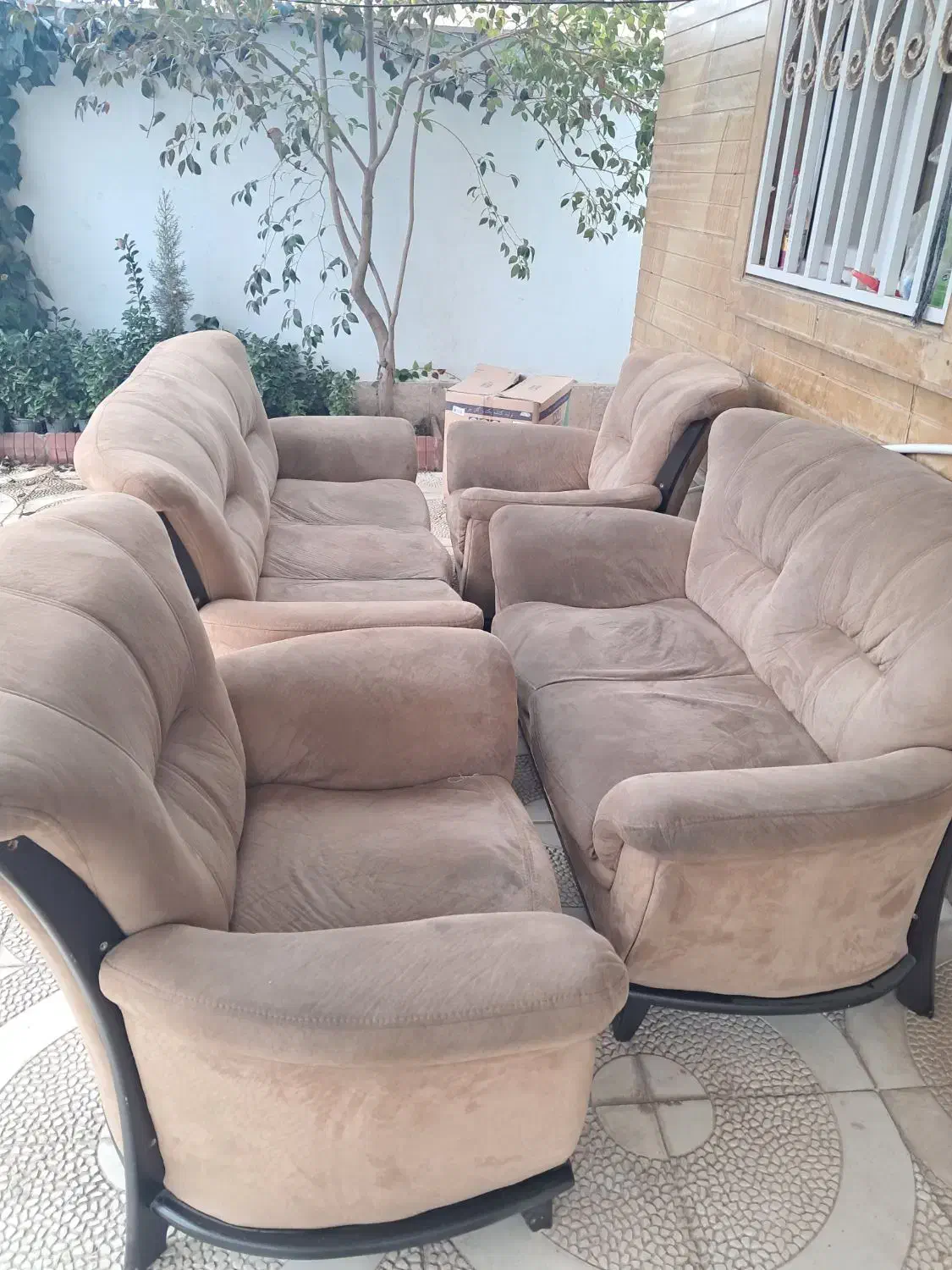 مبل ۷نفر|مبلمان خانگی و میز عسلی|چهارباغ, |دیوار