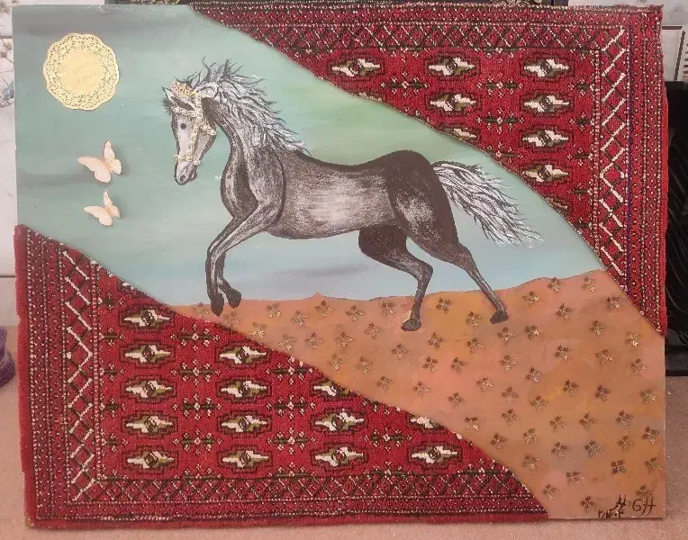 تابلو فرش و نقاشی|صنایع دستی و سایر لوازم تزئینی|نیریز, |دیوار