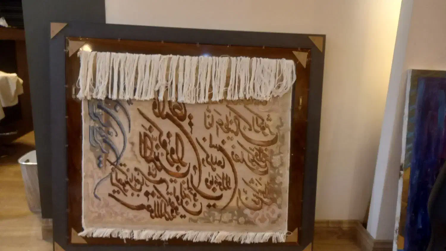 تابلو فرش دستباف ان یکاد|تابلو، نقاشی، عکس|شاهین‌شهر, مخابرات (شهید بهشتی)|دیوار