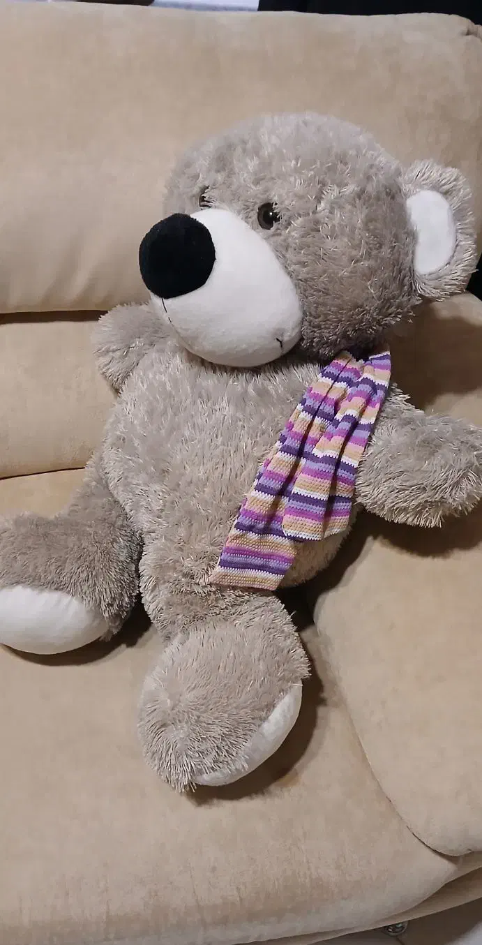 عروسک خرس 70 سانتی متری نو زیر قیمت بدلیل مهاجرت|اسباببازی|ساری, |دیوار