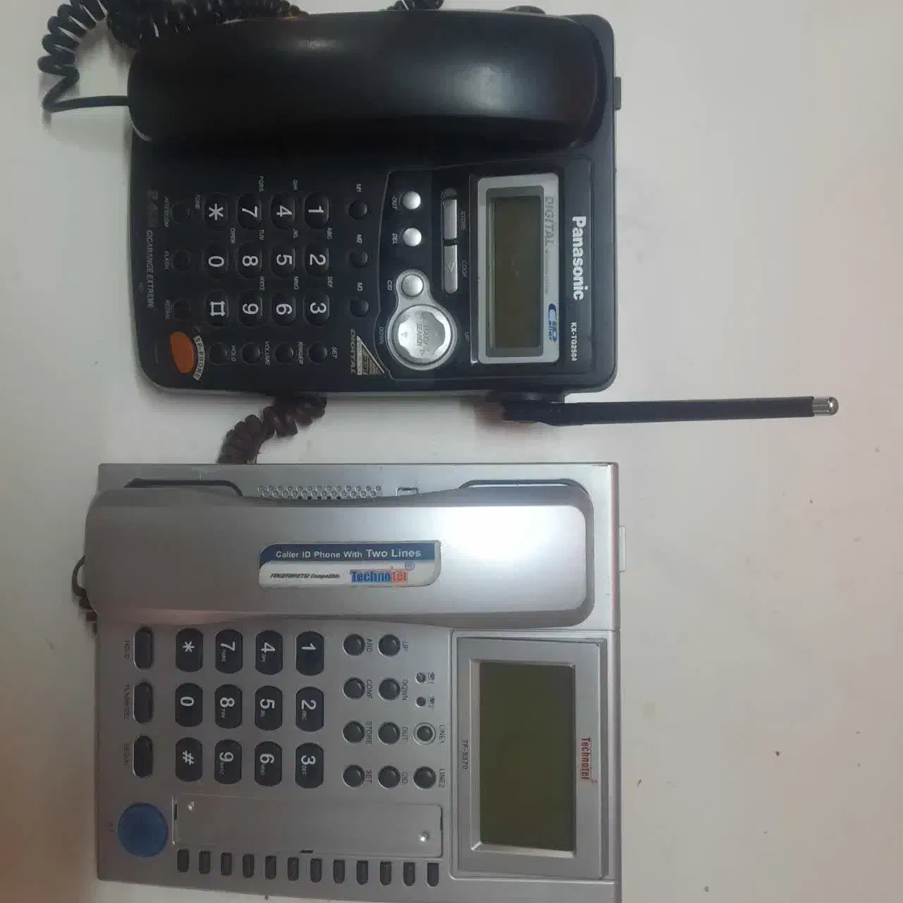 دوعددگوشی رومیزی پاناسونیک|تلفن رومیزی|زارچ, |دیوار