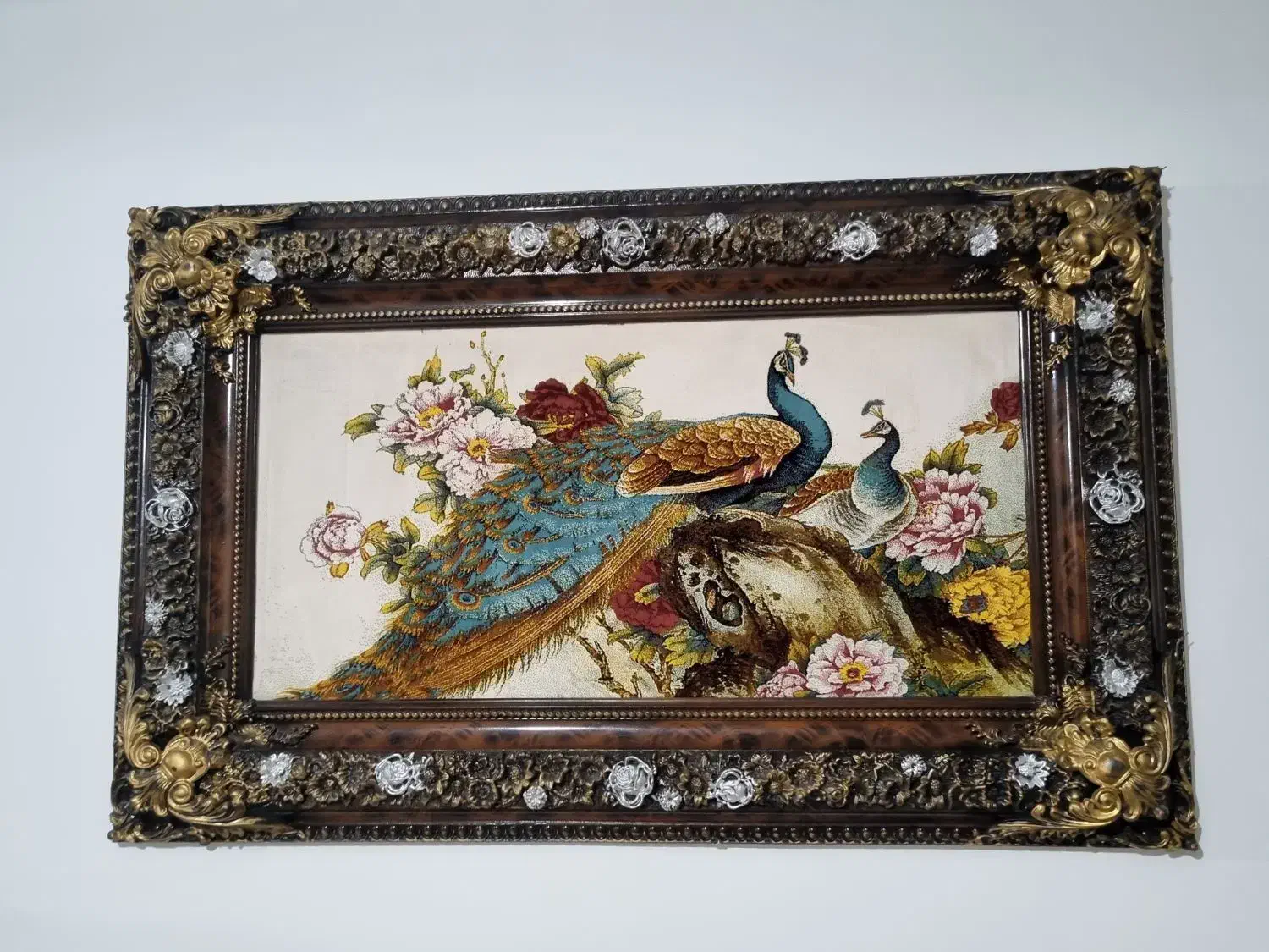 تابلو فرش طاووس|تابلو فرش|پاکدشت, پاکدشت (مامازند)|دیوار