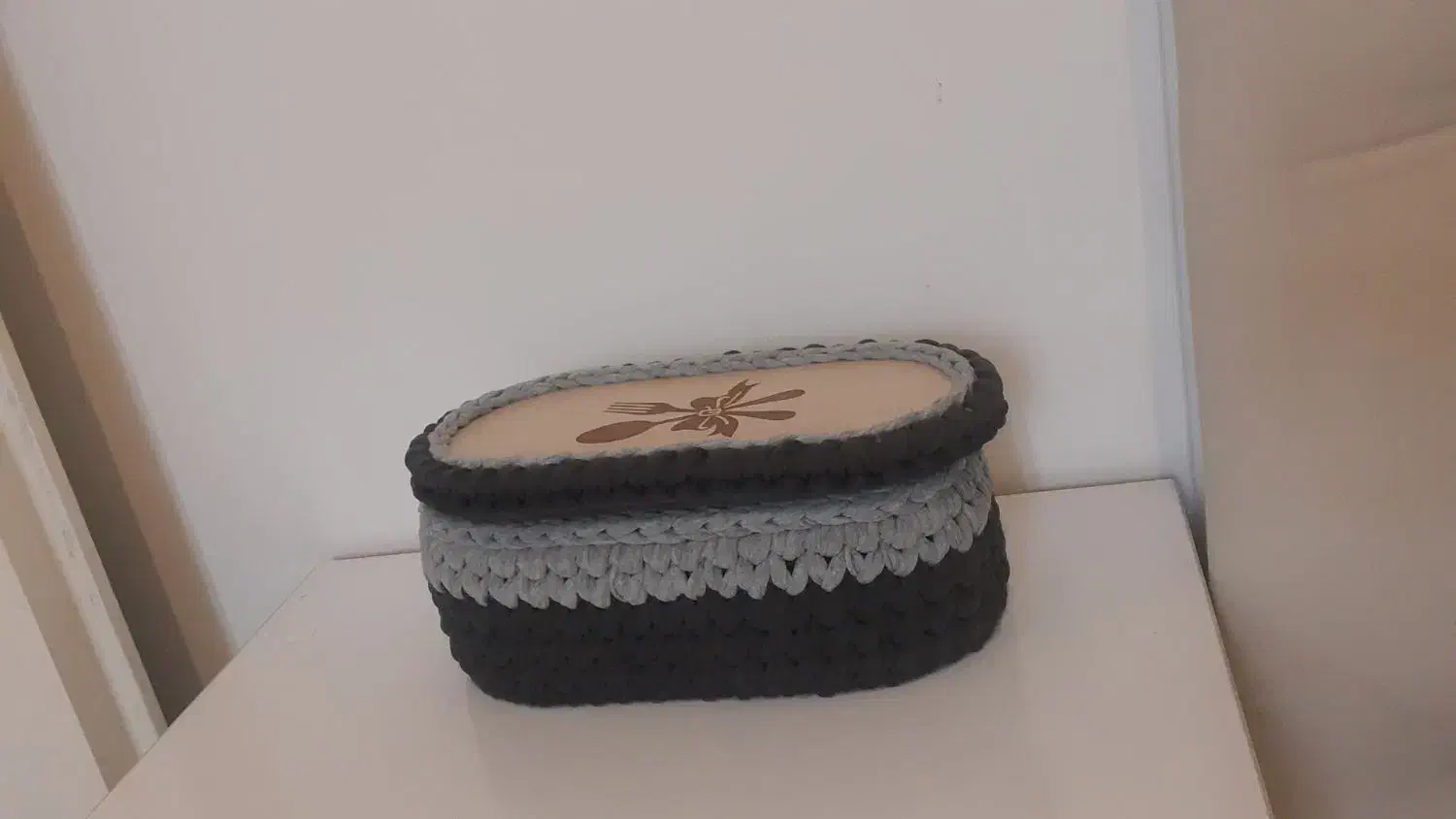 بافت انواع سبدایه تریکو|صنایع دستی و سایر لوازم تزئینی|مینودشت, |دیوار