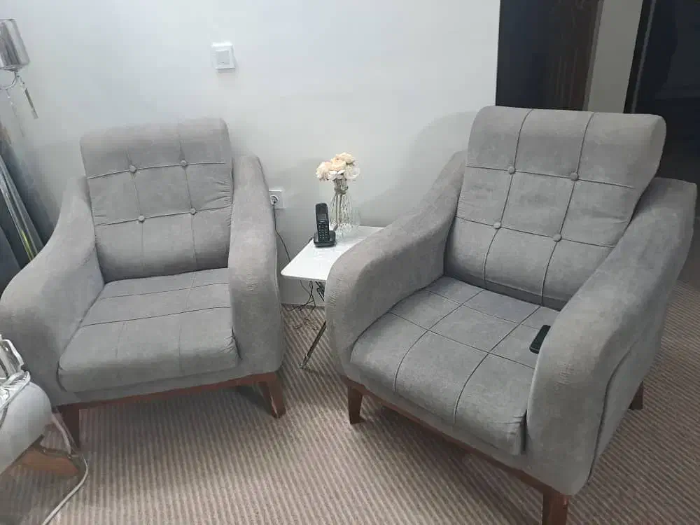 مبل راحتی ۷ نفره|مبلمان خانگی و میز عسلی|بهار, |دیوار