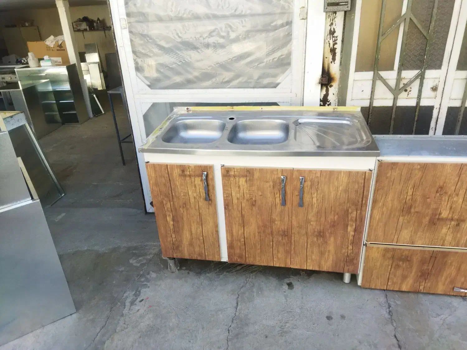 آبچکان وزی ظرفشوی درب دوکرال تمام فلز|آب‌چکان و نظم‌دهنده ظروف|کامیاران, |دیوار