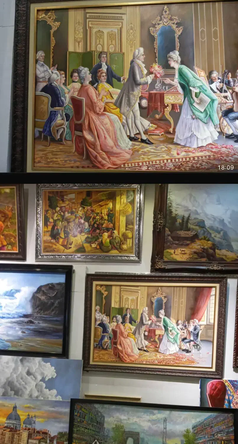 نقاشی رنگ وروغن|تابلو، نقاشی، عکس|اسلام‌شهر, شهرک الهیه|دیوار