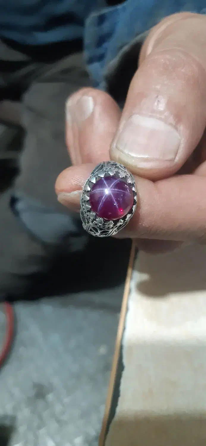 انگشتریاقوت استار|جواهرات|بناب, |دیوار