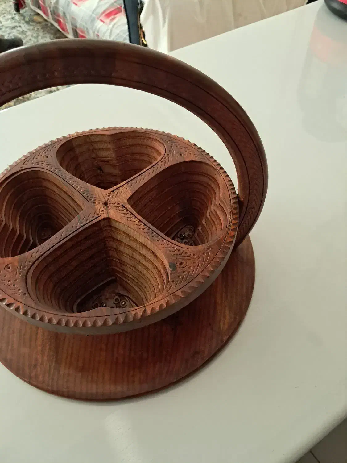 ظرف اردور خوری چوبی نو|صنایع دستی و سایر لوازم تزئینی|ساری, |دیوار