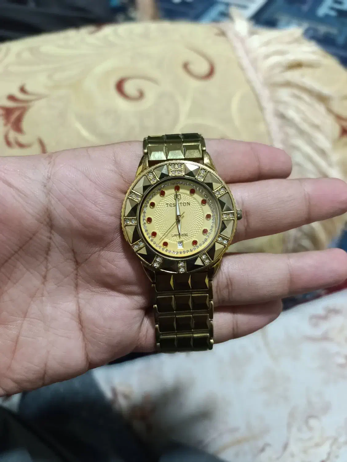 ساعت سرامیک طلایی اصل|ساعت|ایرانشهر, |دیوار