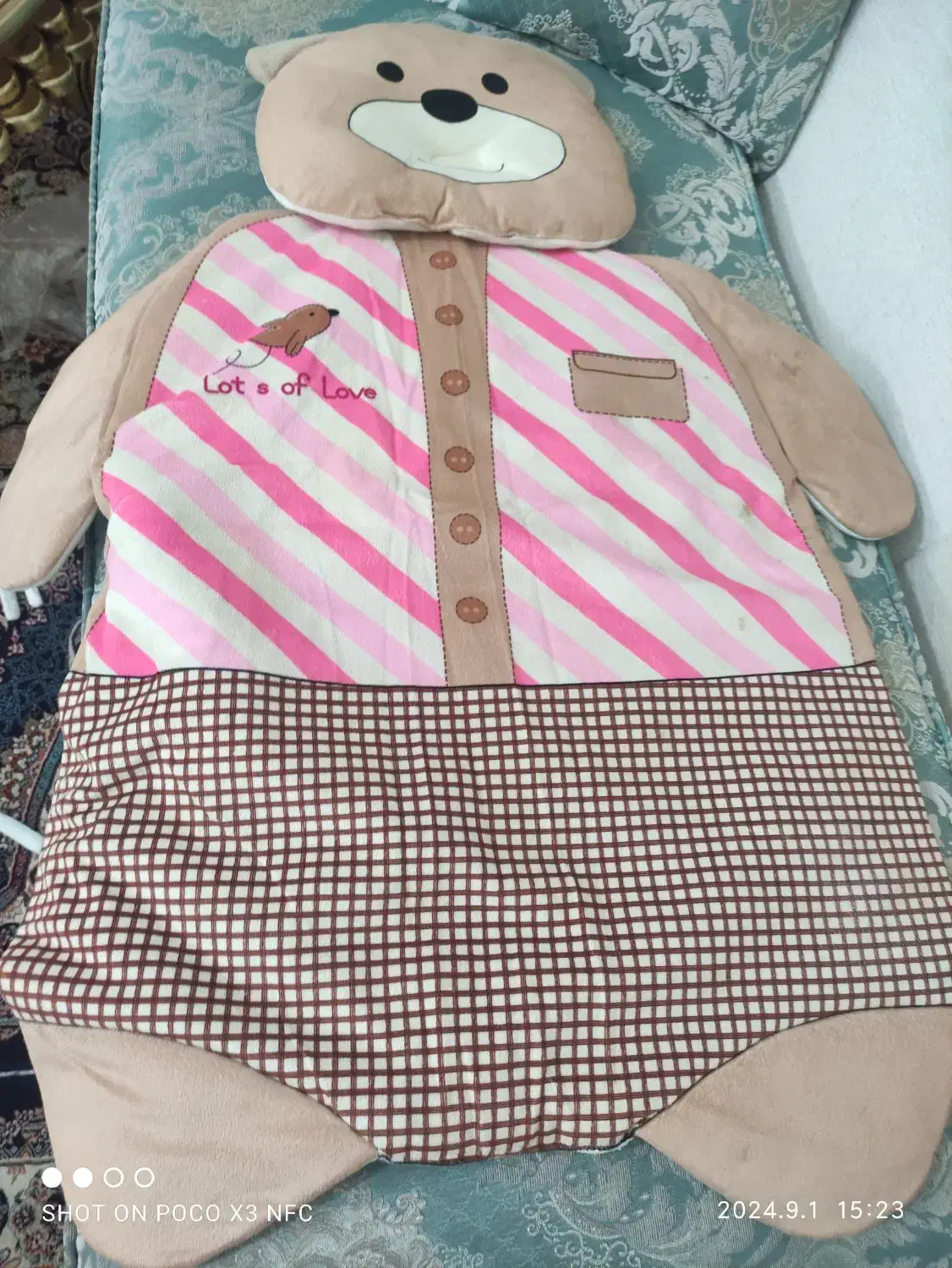 ست پنج تکه سرویس خواب نوزاد و قنداق فرنگی تک|اسباب و اثاث بچه|طرقبه, |دیوار