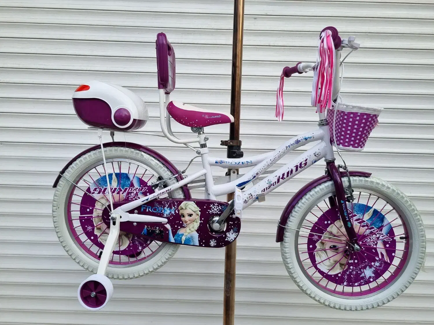 دوچرخهKING20 السا آنا دخترانه تایر سفید پره موتوری|دوچرخه، اسکیت، اسکوتر|تهران, بهارستان|دیوار