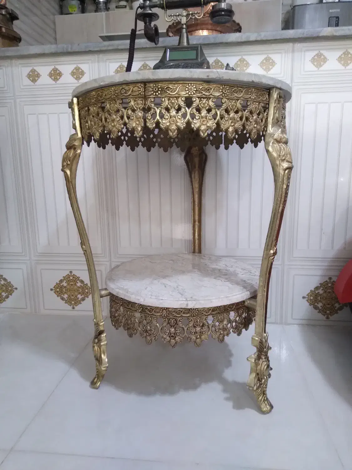 میز کنار سالنی|صنایع دستی و سایر لوازم تزئینی|تربتحیدریه, هاشمینژاد|دیوار