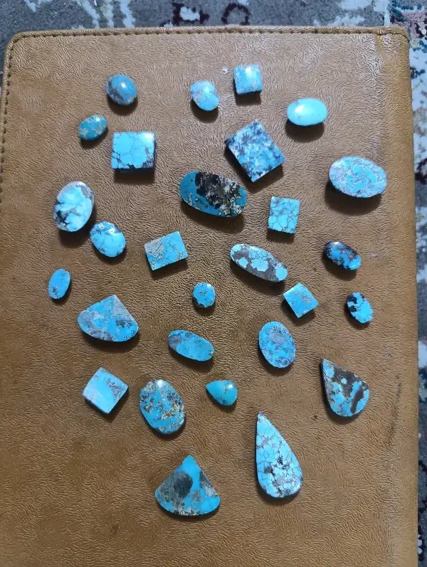 سنگ فیروزه نیشابور طبیعی انگشتر جواهر|جواهرات|مشهد, نوید|دیوار