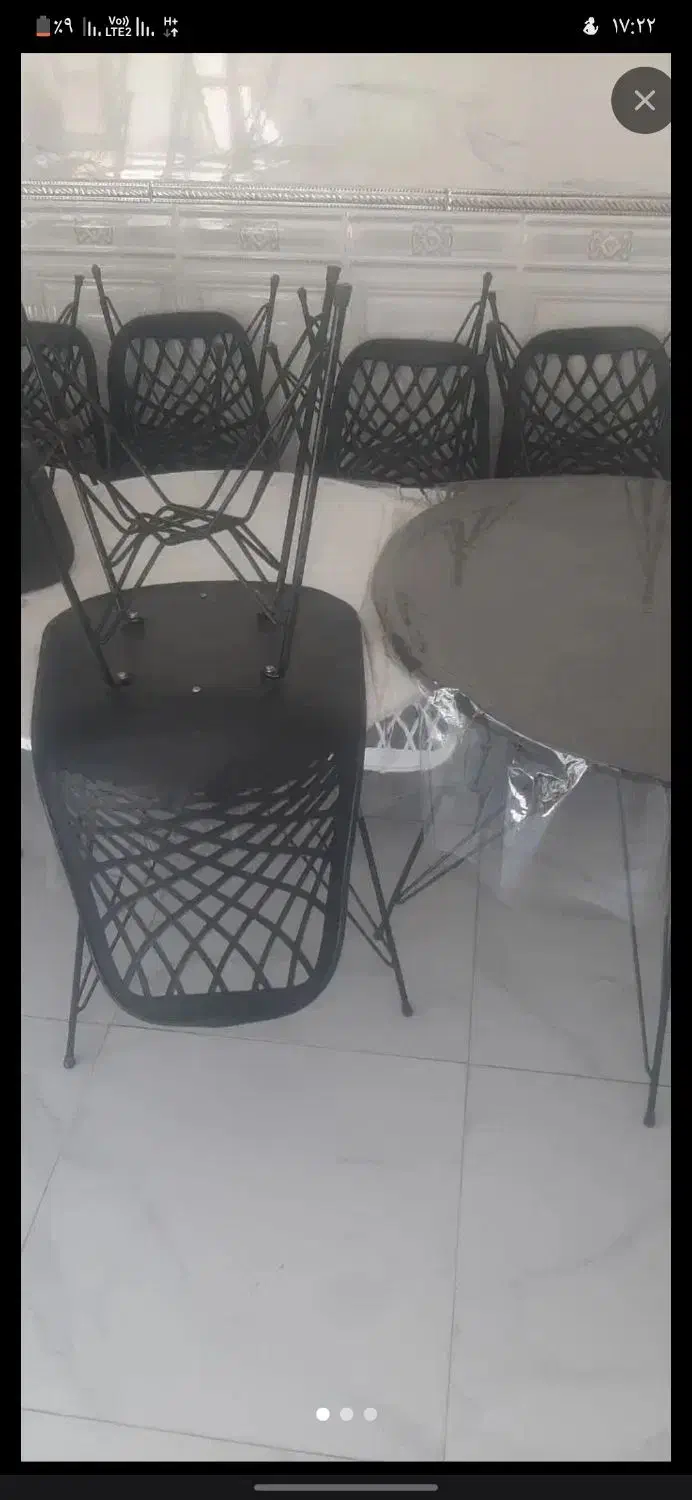 میز و صندلی ۴ نفره در حد نو یکماه کار|میز و صندلی غذاخوری|مشگین شهر, |دیوار