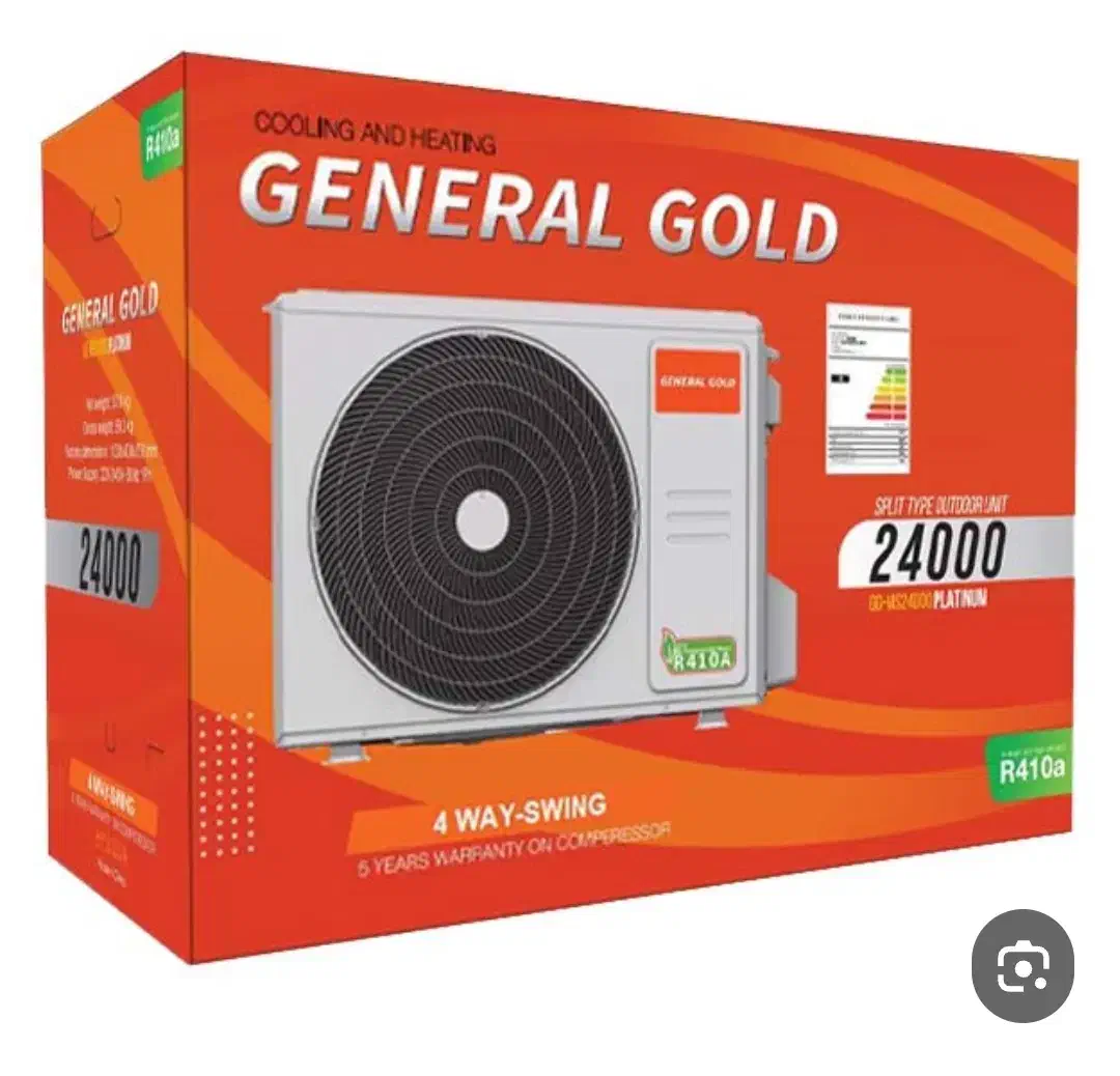 اسپیلت جنرال گلد|کولر گازی و فن‌کوئل|شیروان (خراسان), |دیوار