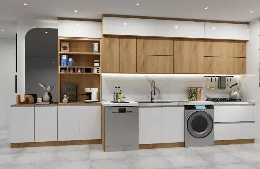 کابینت سفید قهوه ای|مصالح و تجهیزات ساختمان|دماوند, مسکن مهر گیلاوند|دیوار