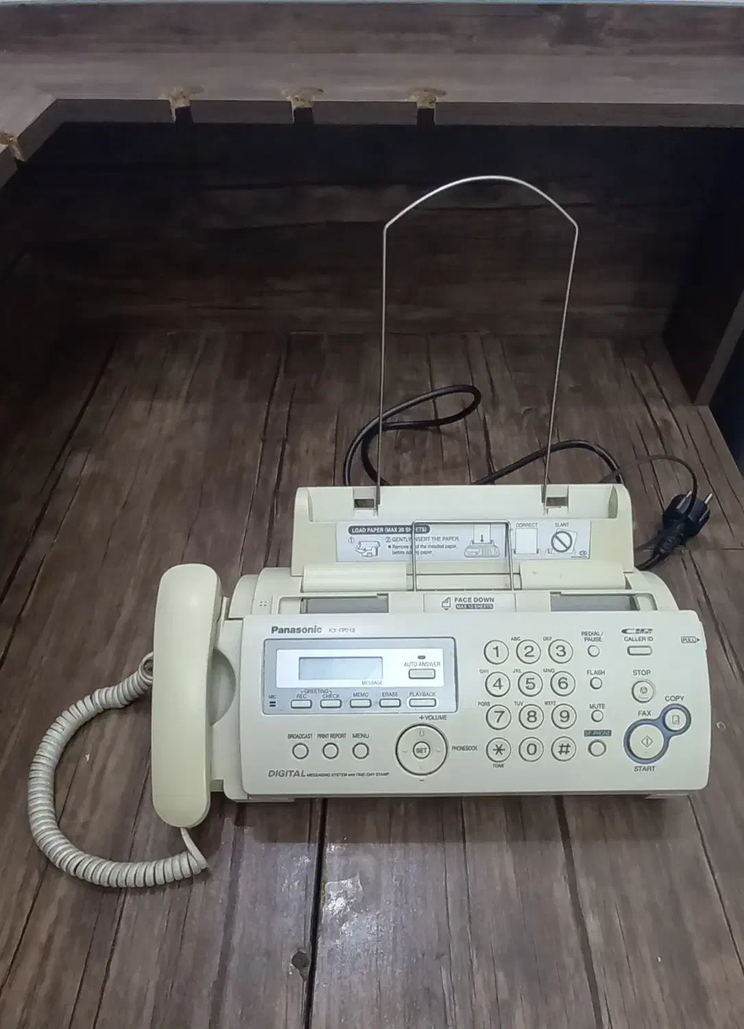 فکس پاناسونیک Panasonic LX-FP218|پرینتر، اسکنر، کپی، فکس|رشت, پیرکلاچای|دیوار