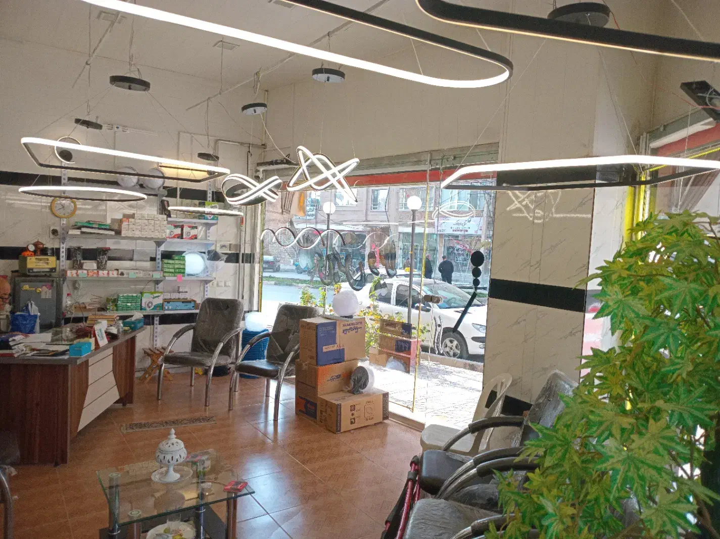 لوستر مدرن|لوستر و چراغ آویز|مهاباد (آذربایجان غربی), |دیوار