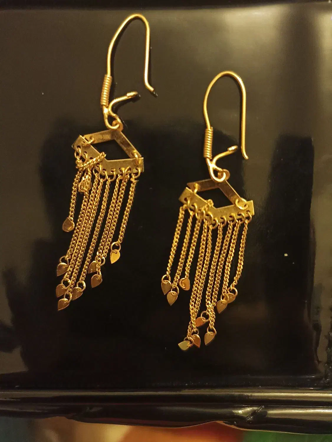 گوشواره و انگشتر طلا 200 بالای تابلو|جواهرات|بوشهر, |دیوار