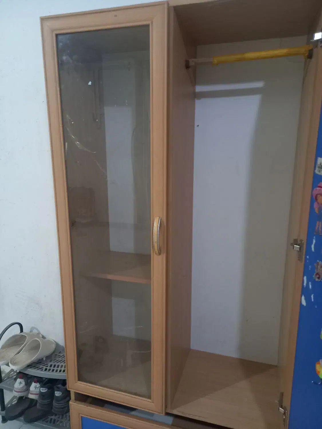 کمد کودک در حد نو|جاکفشی، کمد، دراور|شوش, |دیوار