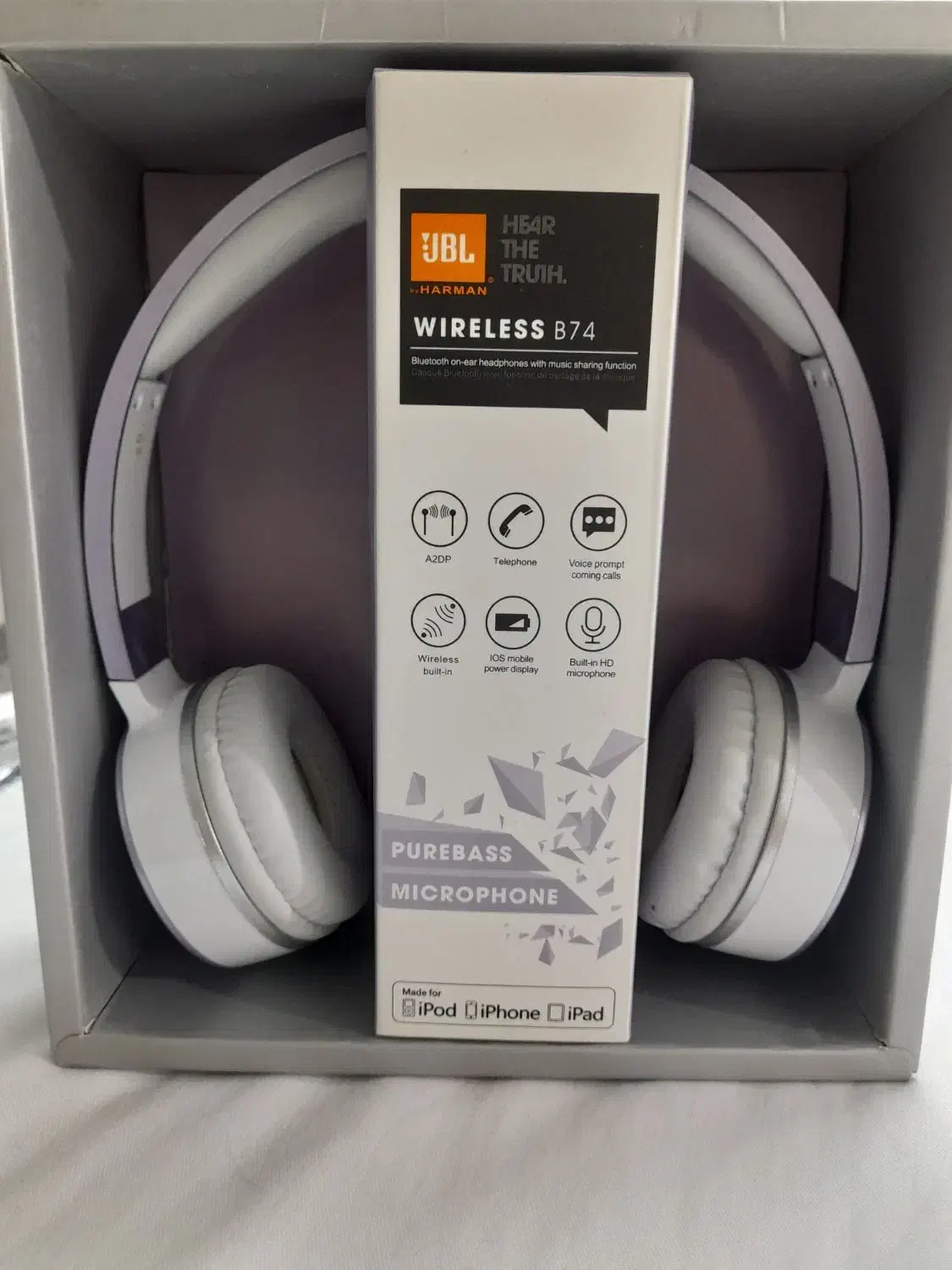 هدفون بلوتوثی JBL مدل wireless B74|صوتی و تصویری|ورامین, ورامین|دیوار