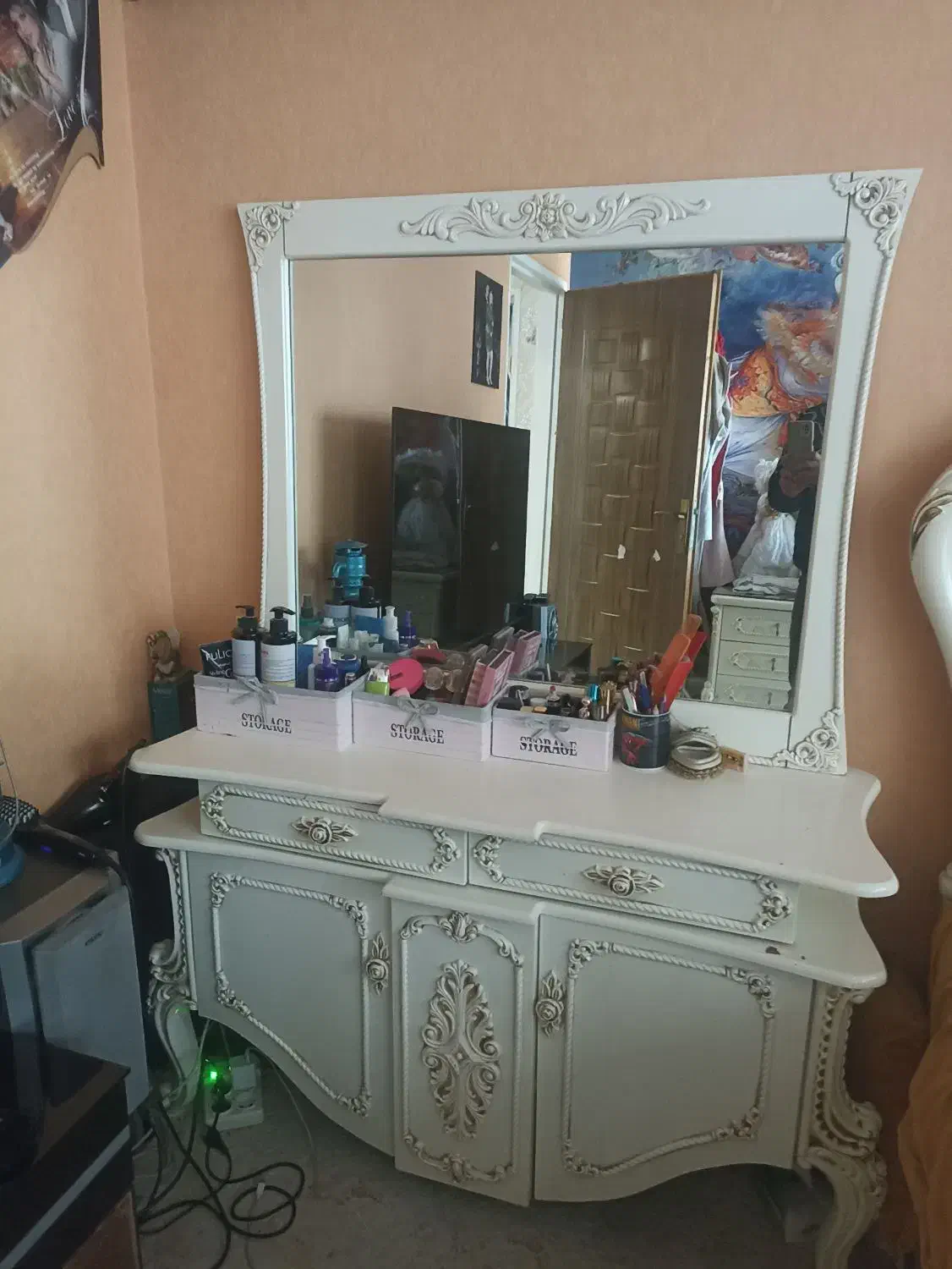 آینه کنسول|بوفه، ویترین، کنسول|شیراز, اصلاح‌نژاد|دیوار