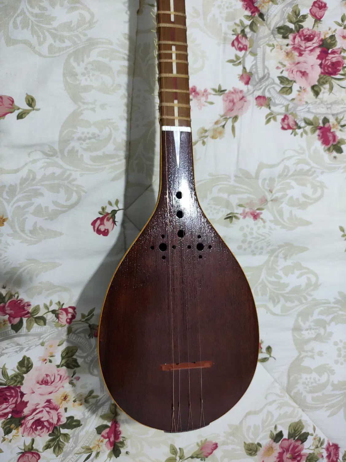 سه تار استاد محمود صادق محمدی|سازهای سنتی|سنندج, |دیوار