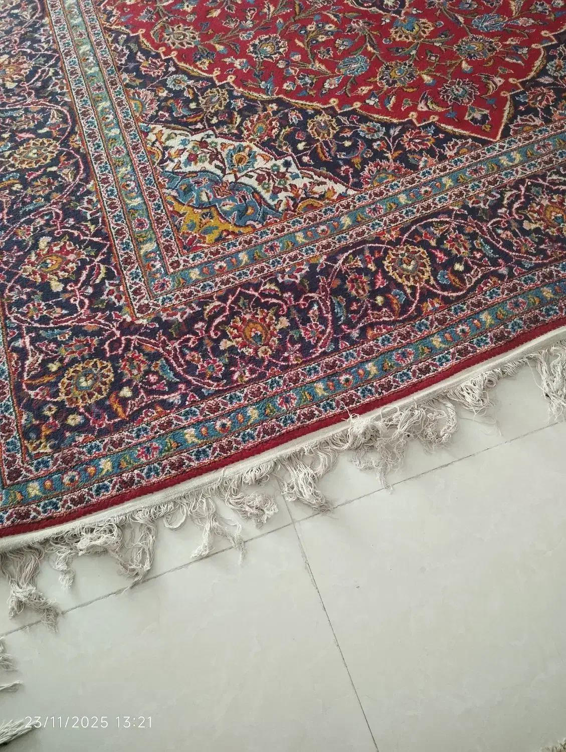 فرش 12متری دستباف|فرش|کرمانشاه, |دیوار