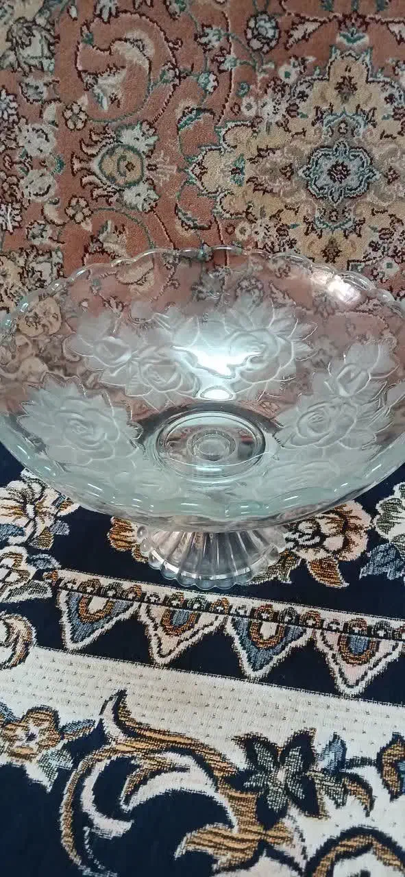 ۲ عدد ظرف بلور میوه خوری|ظروف سرو و پذیرایی|قم, کلهری|دیوار