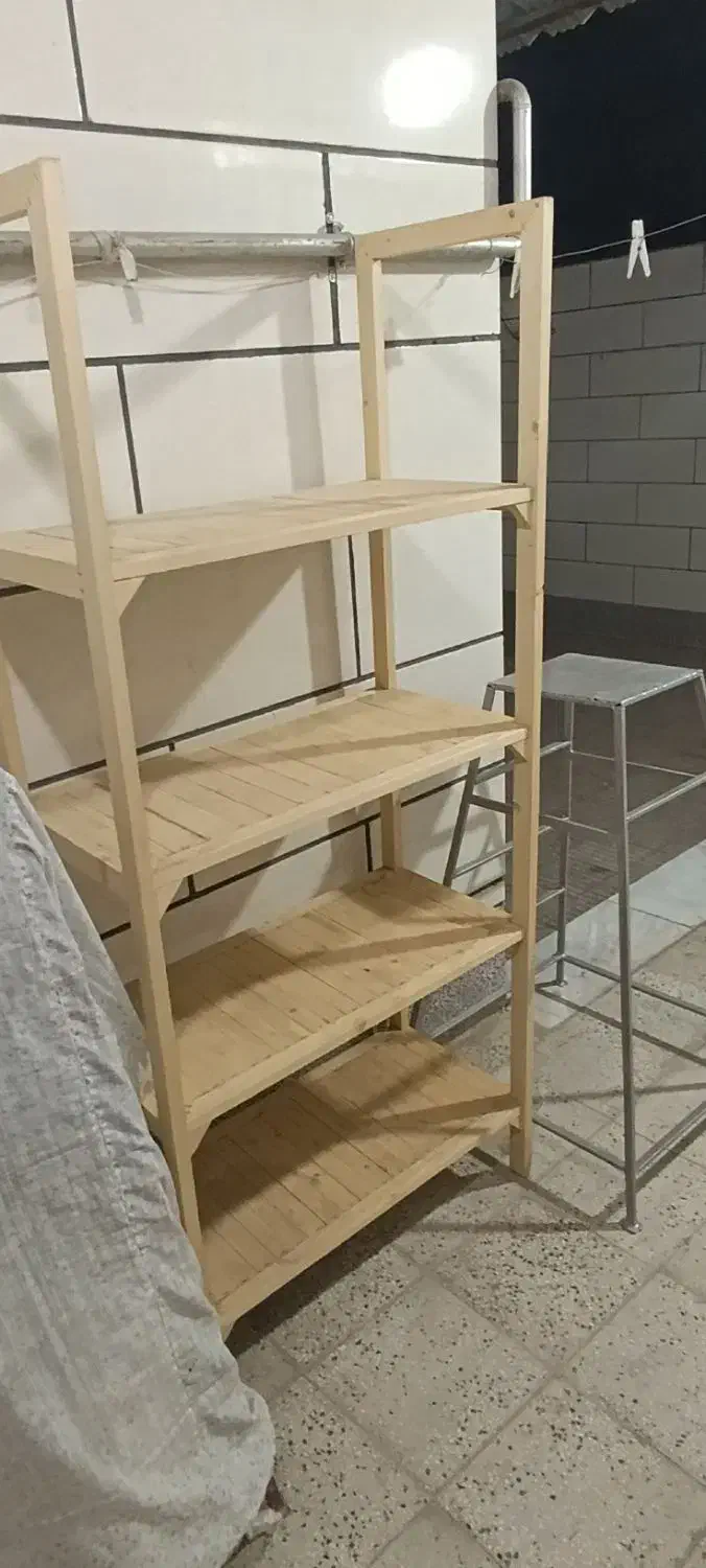 شلف چوبی|کتابخانه، شلف، قفسه‌های دیواری|سبزوار, هویزه|دیوار