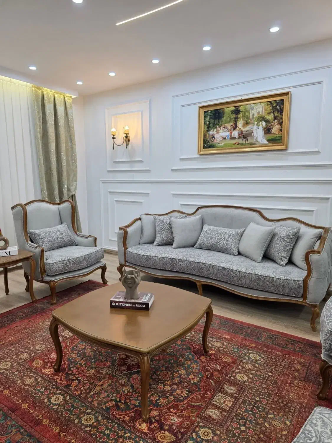 مبل سلطنتی کلاسیک فرانسوی/کویین مصری راحتی/|مبلمان خانگی و میز عسلی|گلستان (تهران), |دیوار