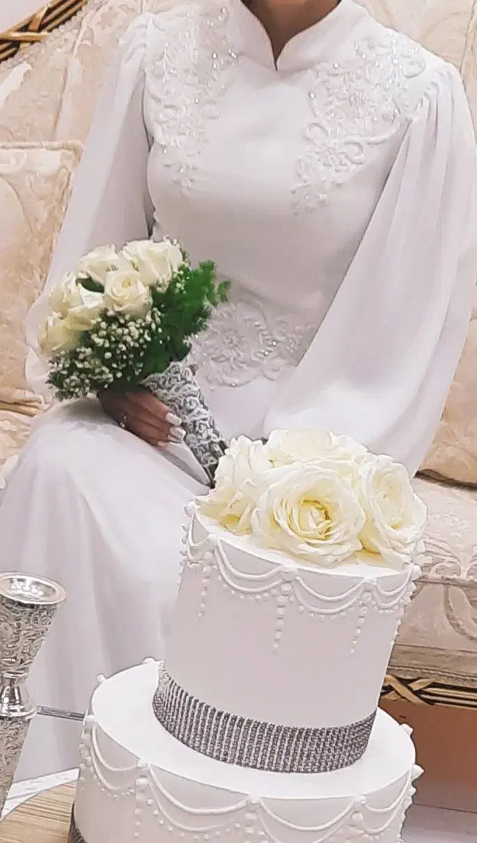 لباس عقد ونامزدی نو سایز۴۰-۴۲ باتوربان جدید|لباس|شاهرود, |دیوار