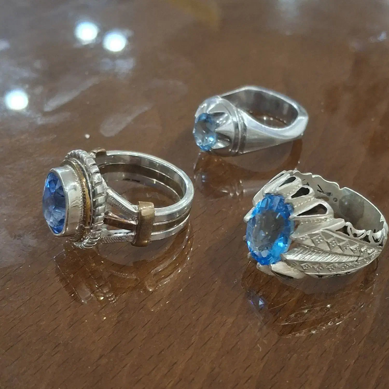 انگشتر دست‌ساز توپاز|جواهرات|تبریز, |دیوار