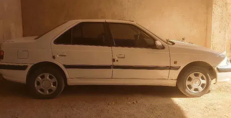 پژو پارس سفید ۹۲|خودرو سواری و وانت|ابریشم, |دیوار