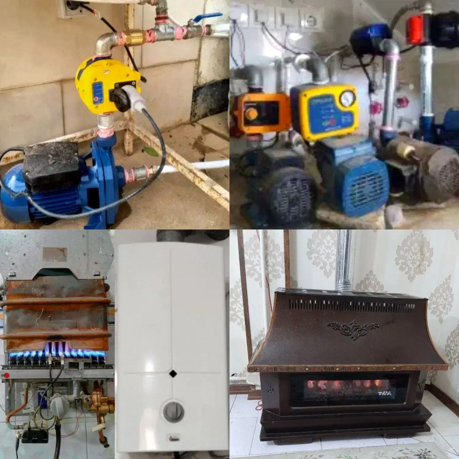 تعمیر تعمیرات پمپ آب \ آبگرمکن/بخاری/شیرآلات درمحل|خدمات پیشه و مهارت|مشهد, طلاب|دیوار