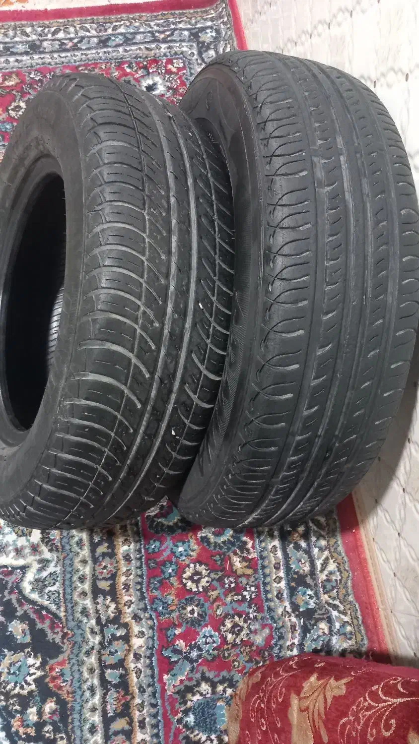 لاستیک 60درصدی تیبا وکمک وفنر عقب وجلو|قطعات یدکی و لوازم جانبی|اهواز, چنیبه علیا|دیوار