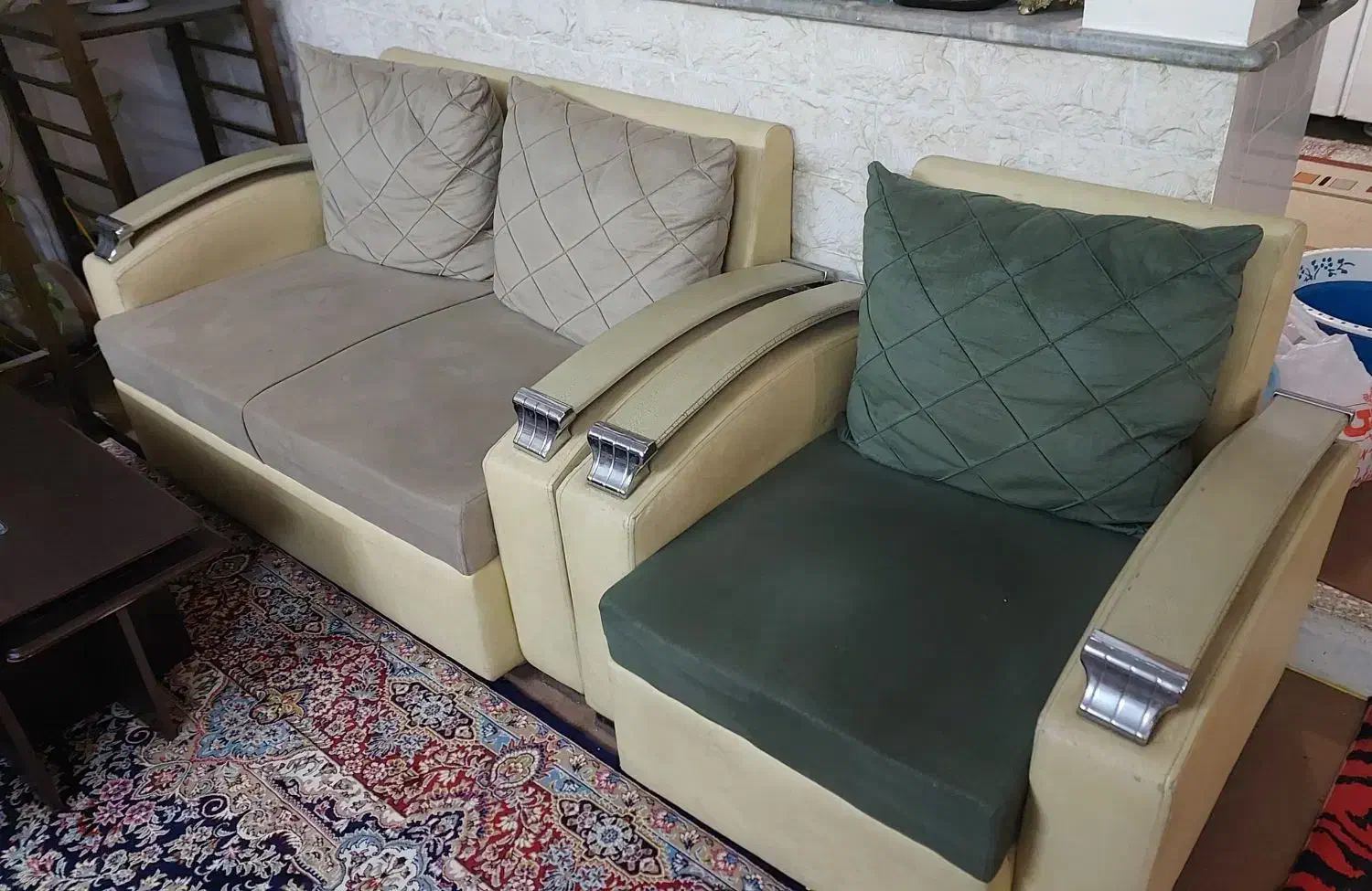 مبل ۷ نفره راحتی|مبلمان خانگی و میز عسلی|قزوین, |دیوار