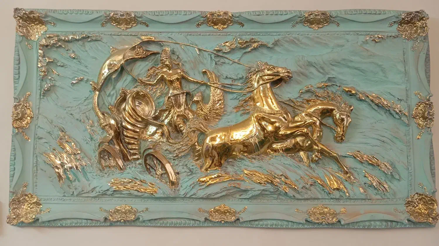 تابلو رزین ورق طلا|تابلو، نقاشی، عکس|ورامین, شهرک فجر|دیوار