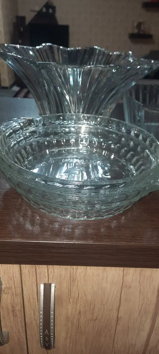 بلورکریستال جام‌لیوان میوه شیرینی خوری کره خوری و.|ظروف سرو و پذیرایی|مشهد, کوی المهدی|دیوار