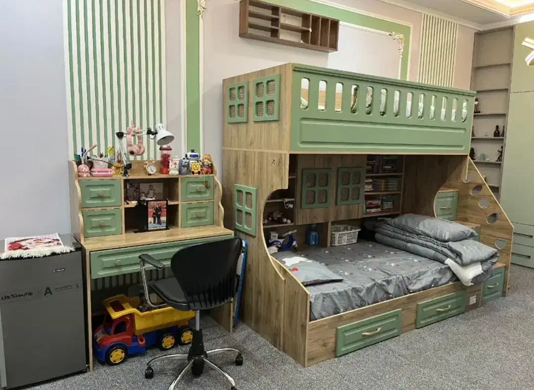 تخت دو طبقه برتر|تخت و سرویس خواب|شیراز, سلطان آباد|دیوار