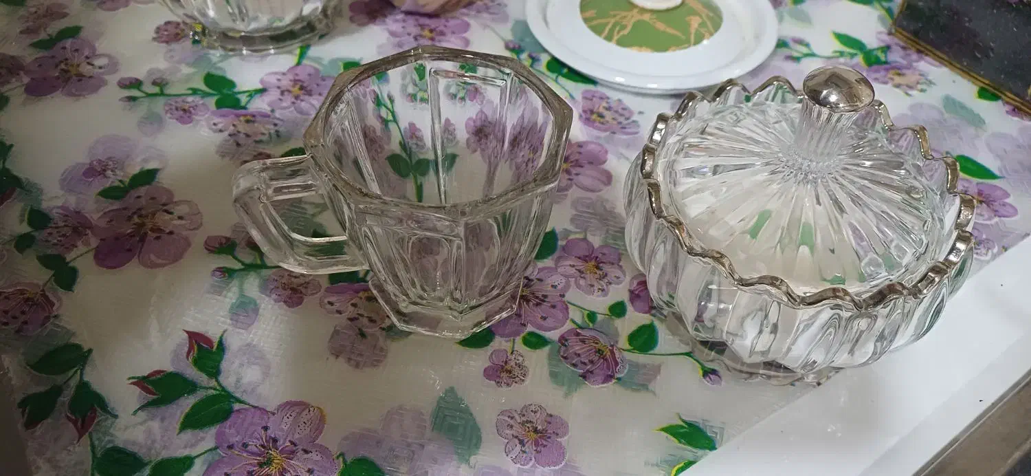 ۳عددقندان ۶عدداستکان|ظروف سرو و پذیرایی|کامیاران, |دیوار