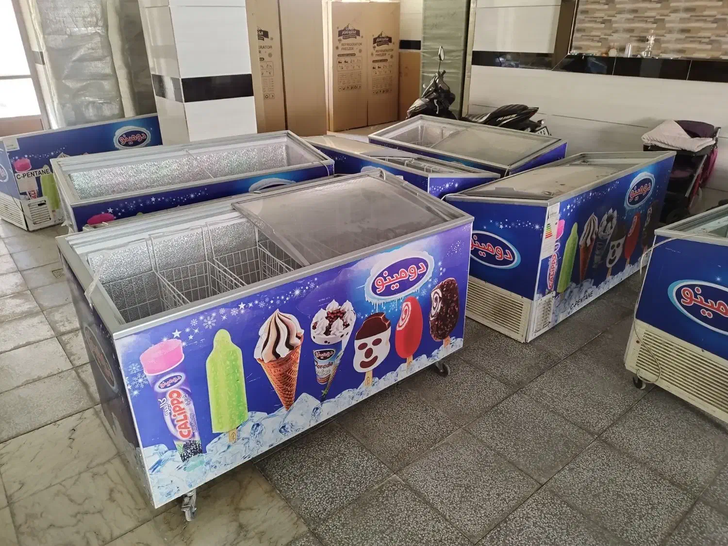 یخچال بستنی درحد کلیماسان|فروشگاه و مغازه|ساوه, |دیوار