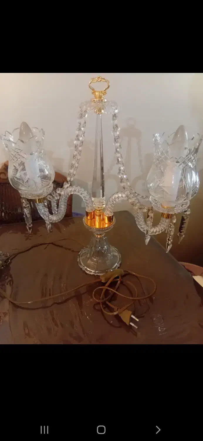 لوستر کریستال|لوستر و چراغ آویز|تهران, صد دستگاه|دیوار